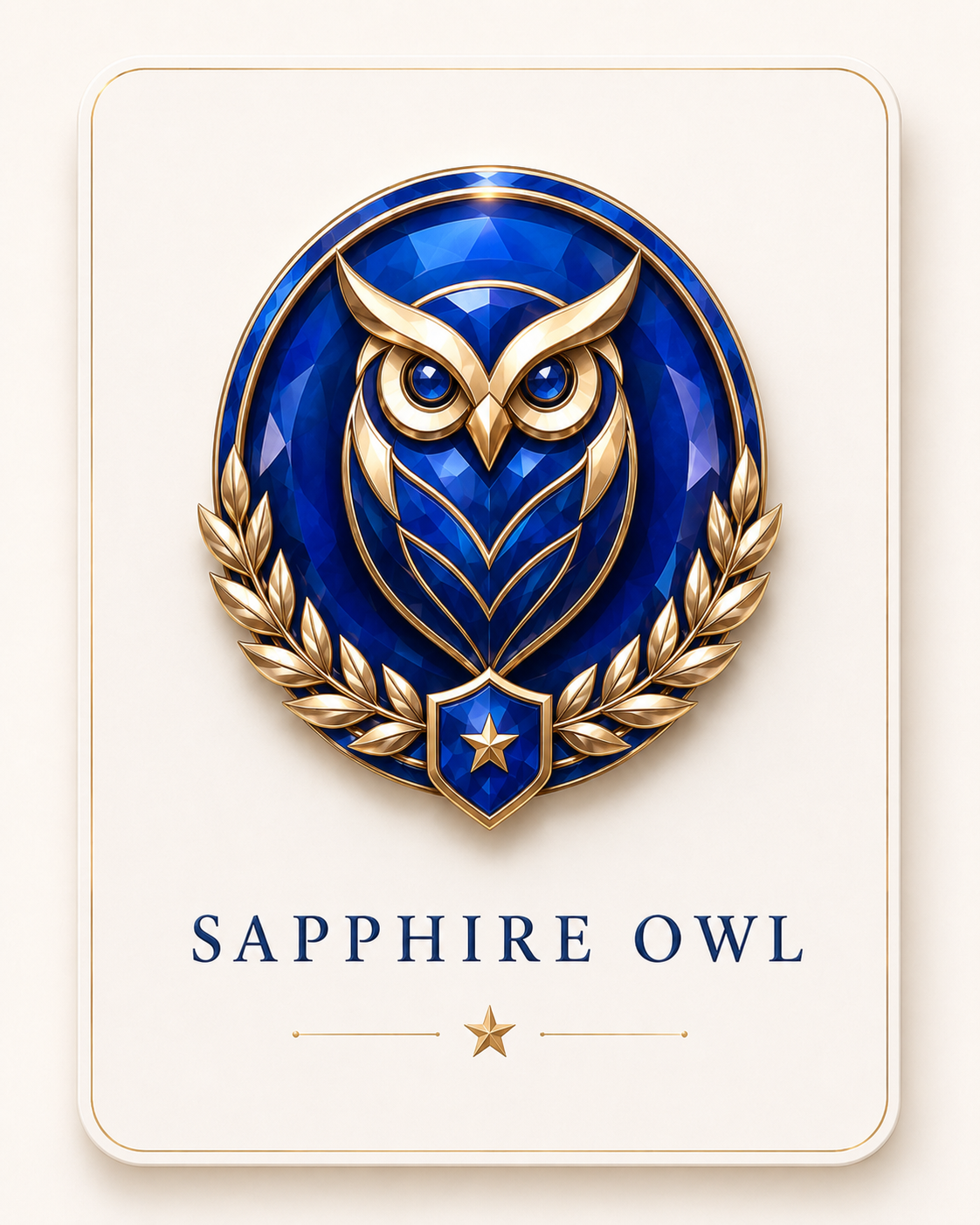 Sapphire Owl emblem